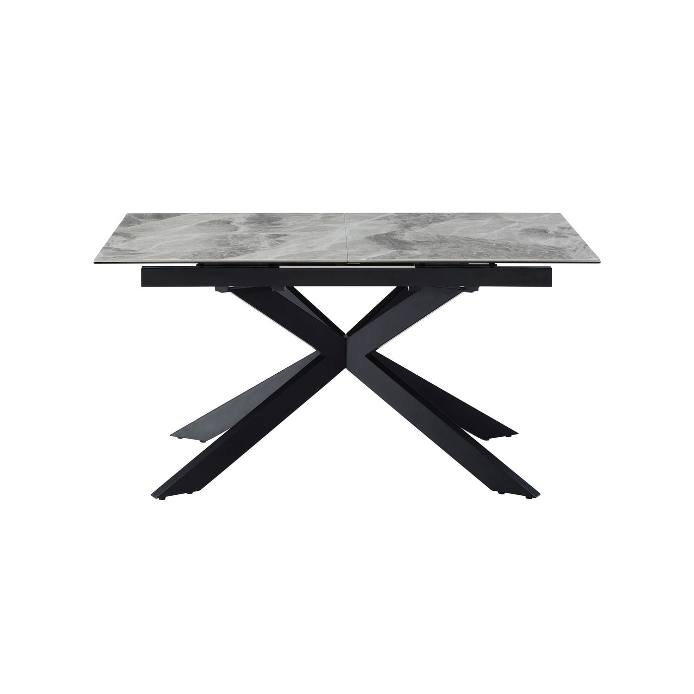 Phoenix 150-190cm Grey Ceramic Marble Extending Table