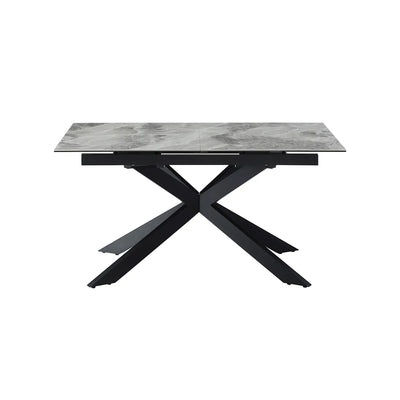 Phoenix 150-190cm Grey Ceramic Marble Extending Table