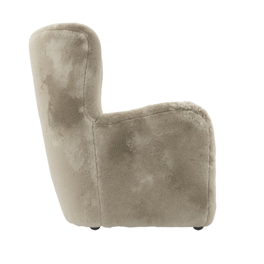 Manhattan Designs Faux Fur Bear Coyote Chair