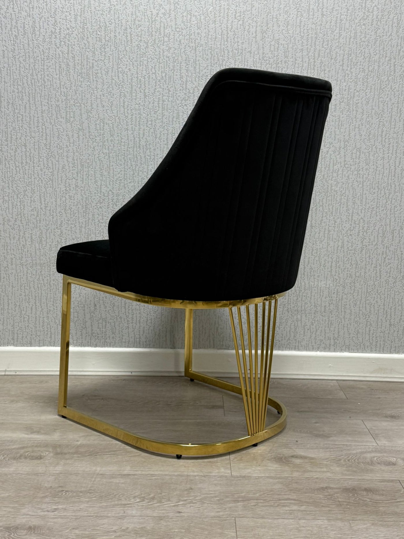 Carlton Gold Frame Dining Chairs in 2 Colours - Pairs