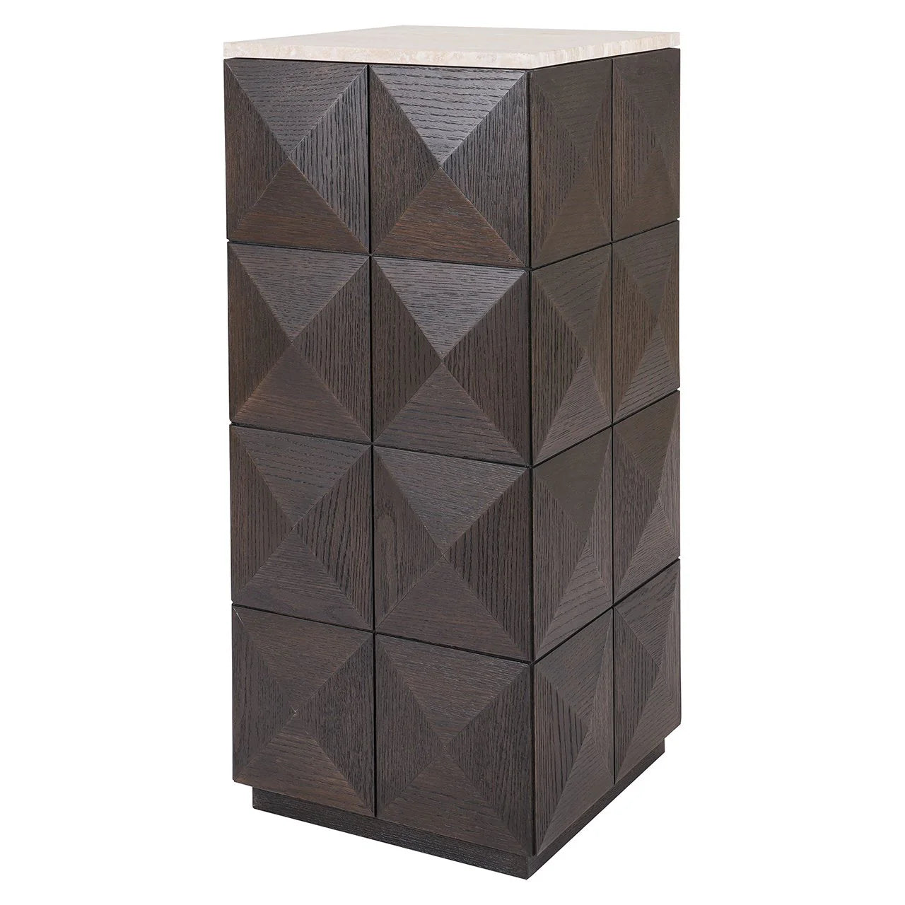 Richmond Interiors Claremont Brown Column Pedestal