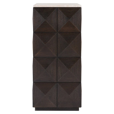 Richmond Interiors Claremont Brown Column Pedestal