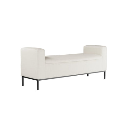 Manhattan Designs Serena Bench in Ivory Linen