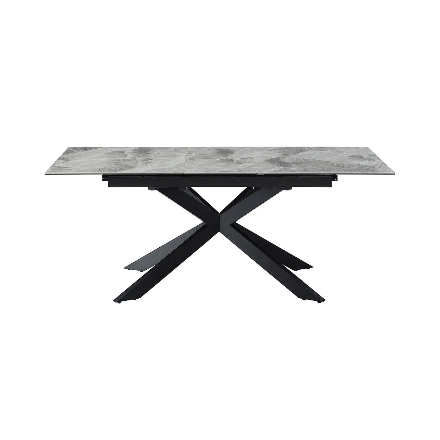 Phoenix 150-190cm Grey Ceramic Marble Extending Table