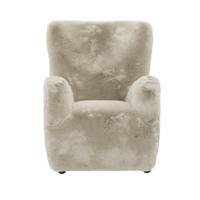 Manhattan Designs Faux Fur Bear Coyote Chair