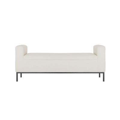 Manhattan Designs Serena Bench in Ivory Linen