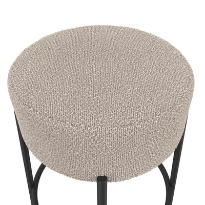 Madison Designs Anais Buff Boucle Fabric Bar Stool