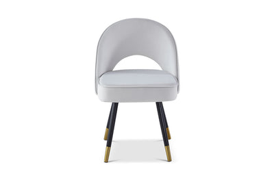 Berkeley Designs Hoxton Dining Chair in Cream Velvet – Set of 2