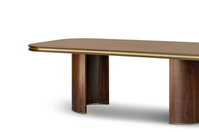 Berkeley Designs Malibu Natural Walnut 240cm Dining Table