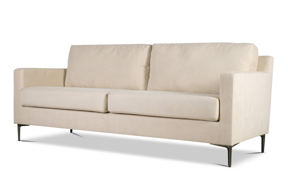 Berkeley Designs Manhattan Sofa in Soft Cream Fabric