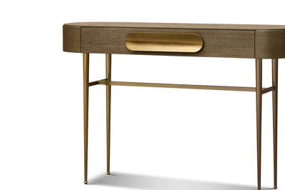 Berkeley Designs Napa Console Table Caramel Oak & Bronze