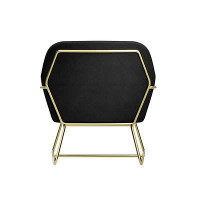 Madison Designs Marco Black & Gold Accent Chair