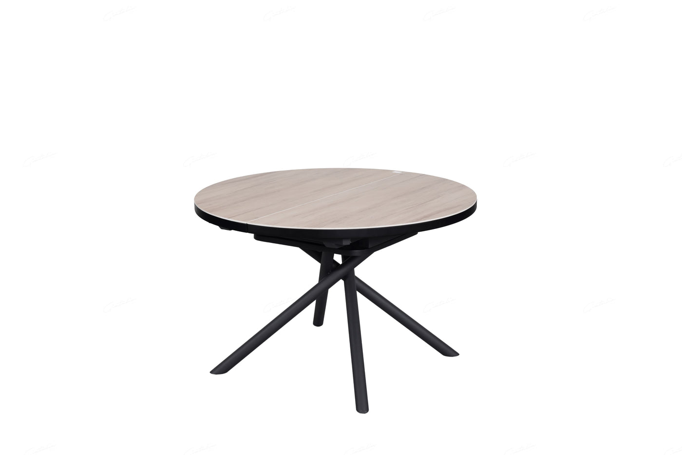 Daniello 120-160cm Oval Round Oak Ceramic Marble Dining Table