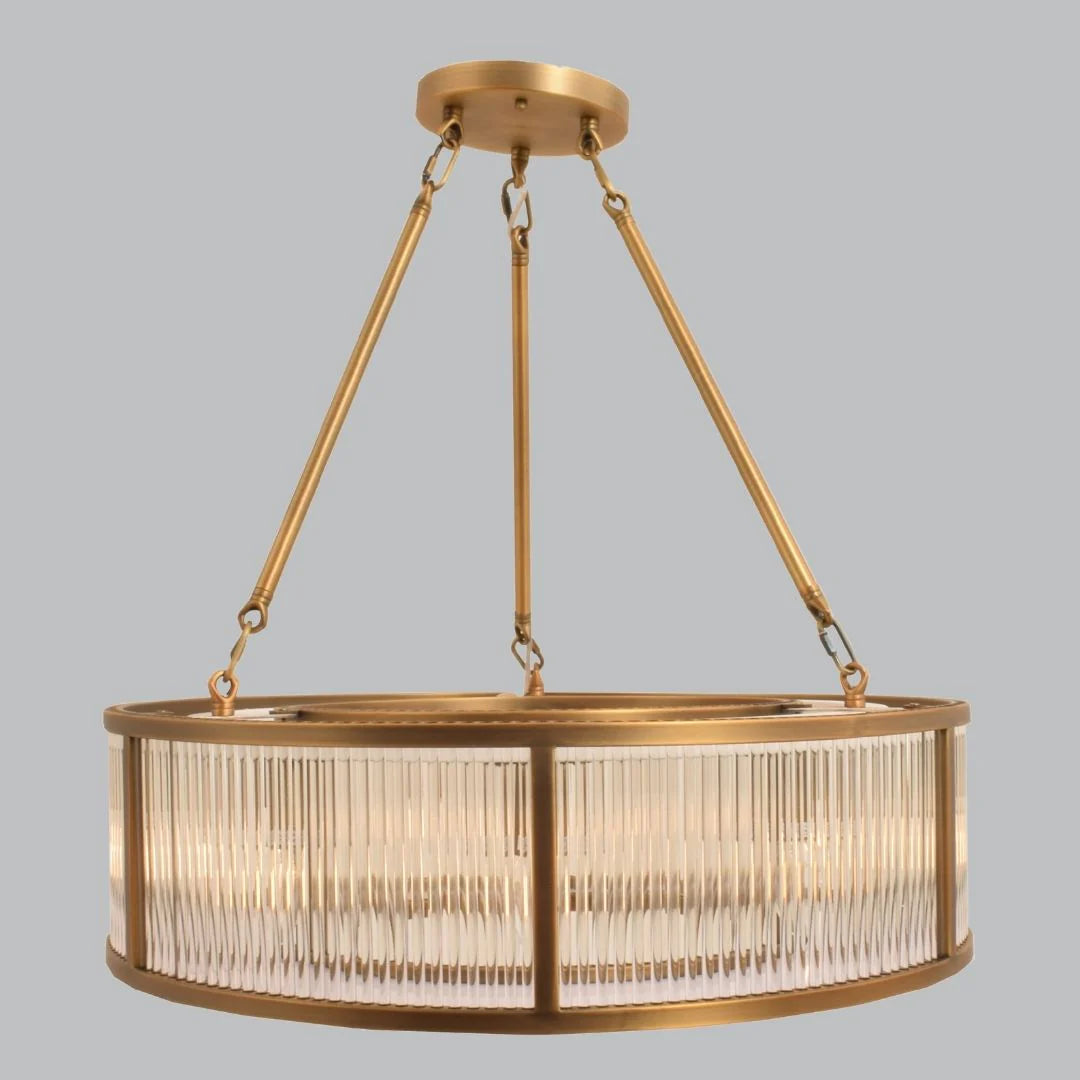 Dusk Antique Brass Finish Ceiling Light