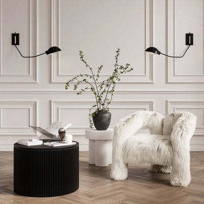 Manhattan Designs Astrid White Side End Table