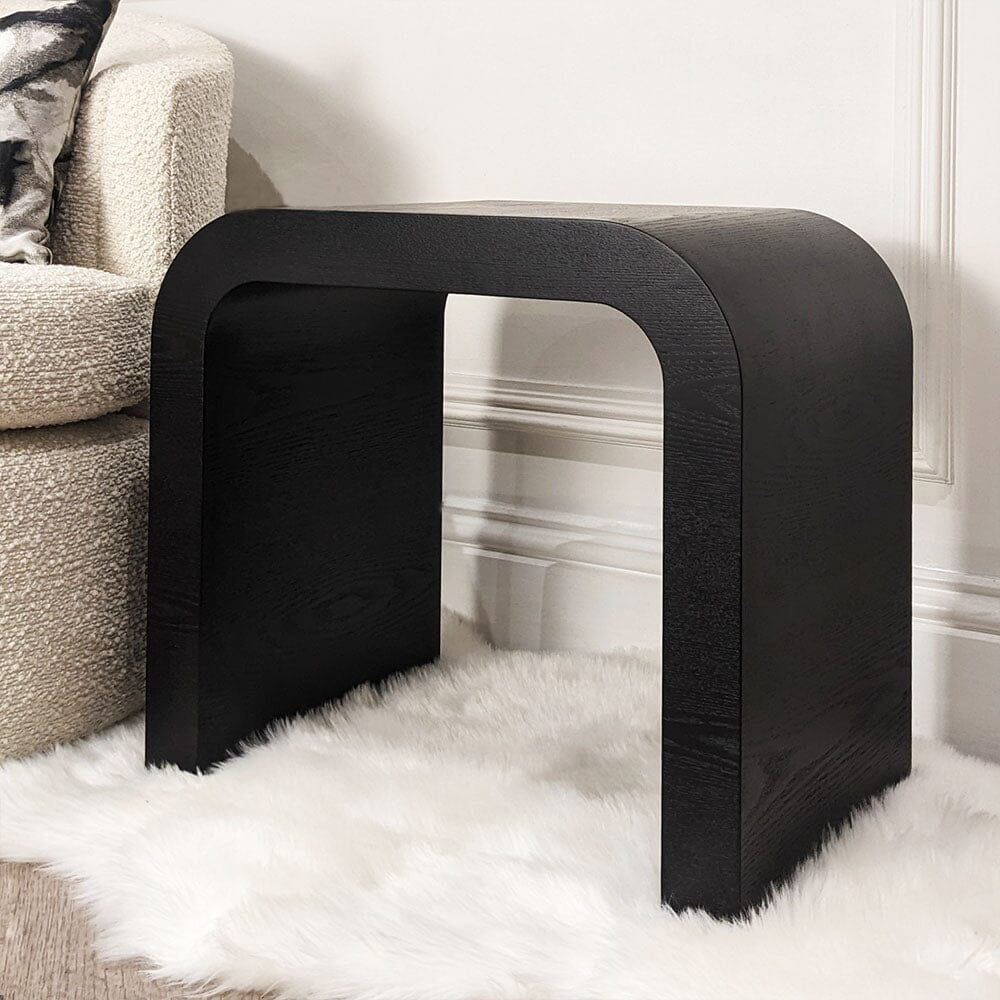 Manhattan Designs Lake Black Side Table