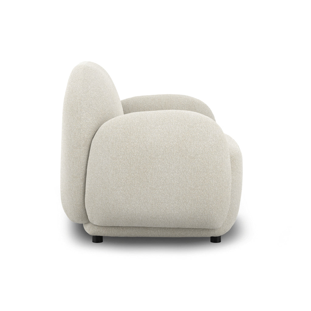 Manhattan Designs Hagu Bone Fabric Accent Chair