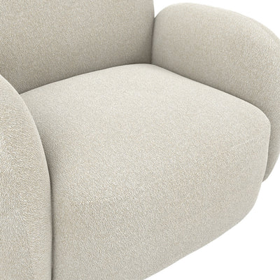 Manhattan Designs Hagu Bone Fabric Accent Chair