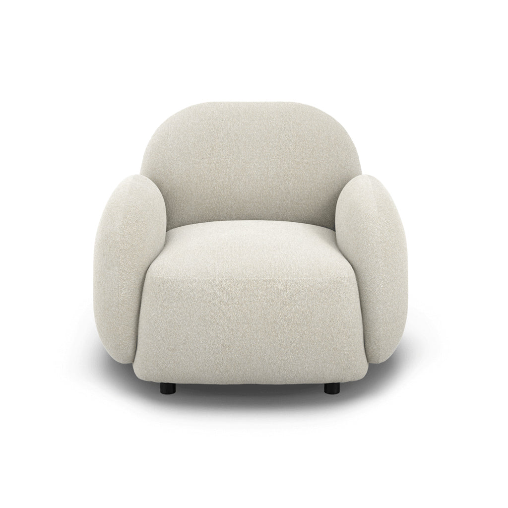 Manhattan Designs Hagu Bone Fabric Accent Chair