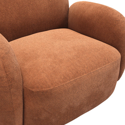 Manhattan Designs Hagu Rust Fabric Accent Chair