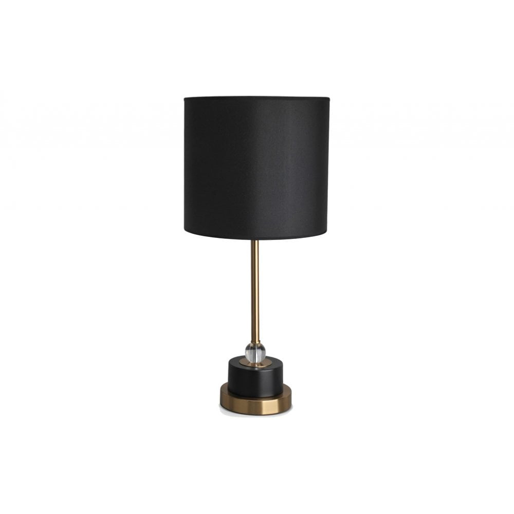 Berkeley Designs Lucena Table Lamp with Black Marble and Brass