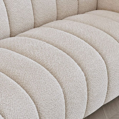 The Kelly Ivory Boucle 3 Seater Premium Sofa Ivory Boucle Fabric