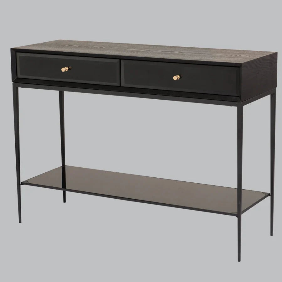 Dane Console Table – Black Veneer