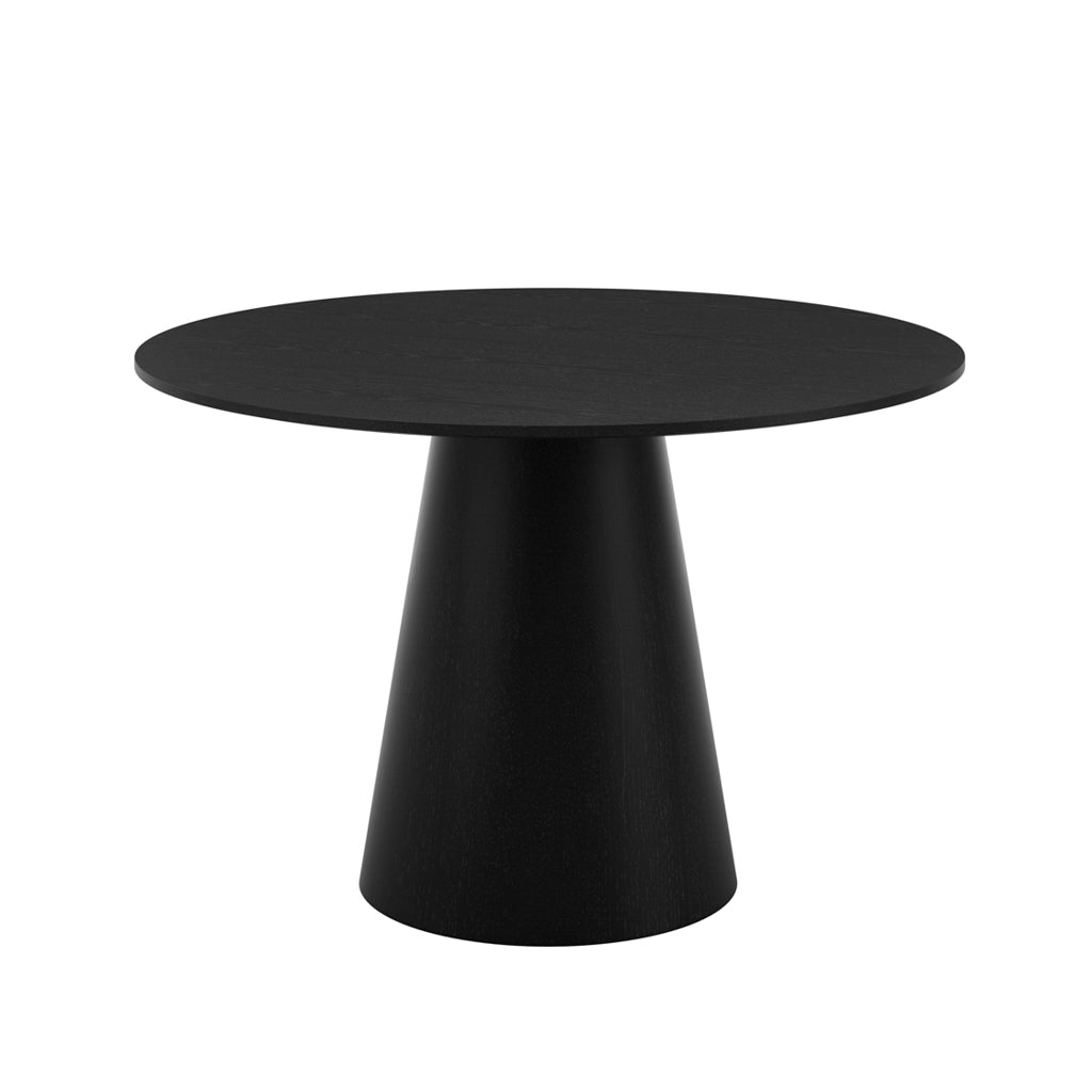 Manhattan Designs Juno Black Round 120cm Dining Table