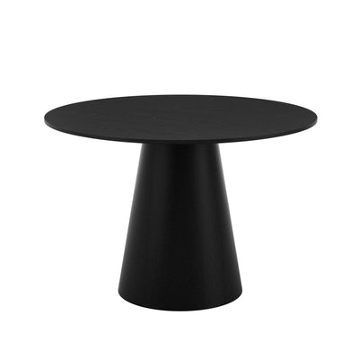 Manhattan Designs Juno Black Round 120cm Dining Table