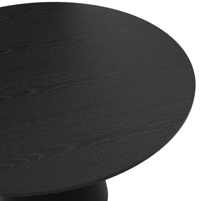 Manhattan Designs Juno Black Round 120cm Dining Table