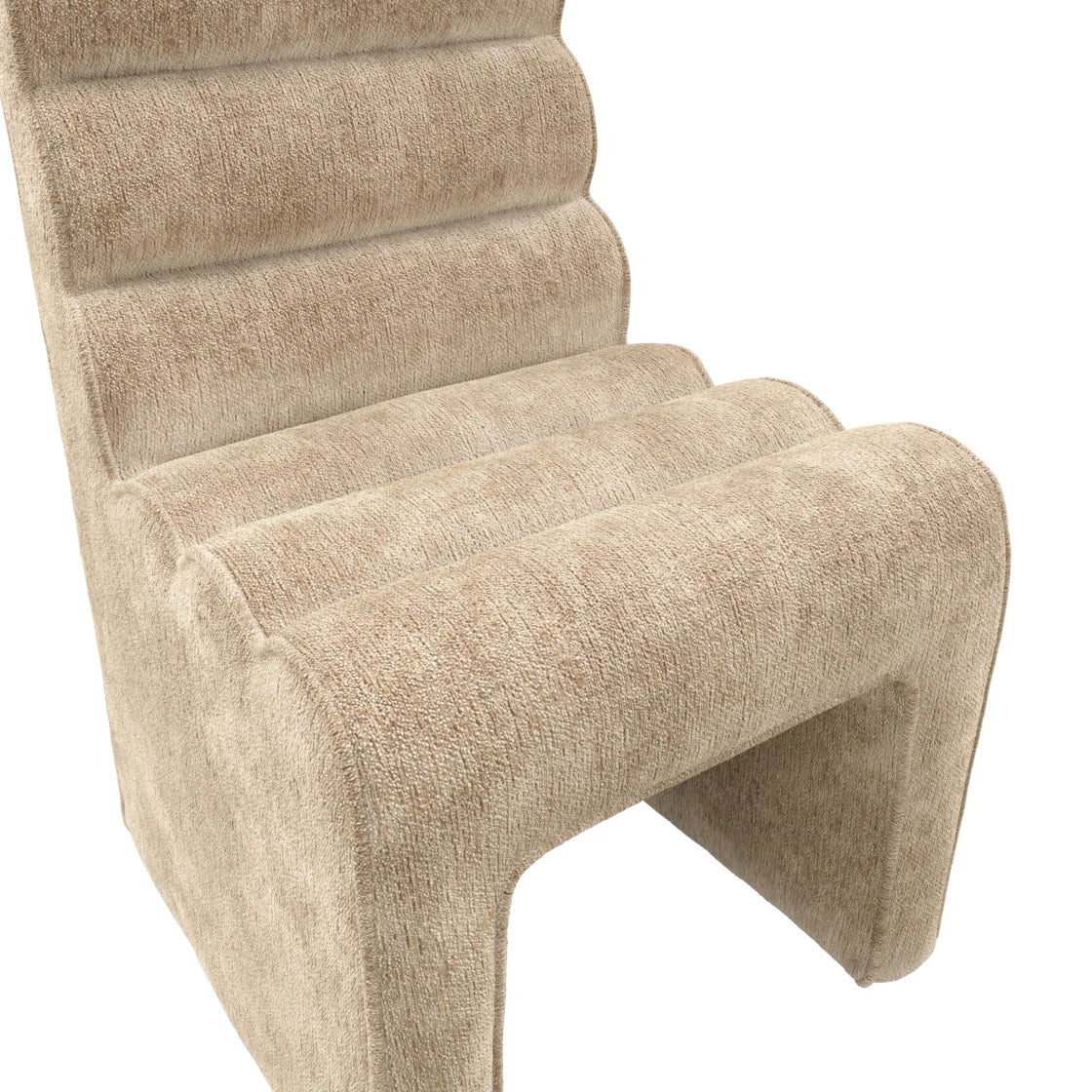 Manhattan Designs Nami Honey Velvet Chenille Dining Chair