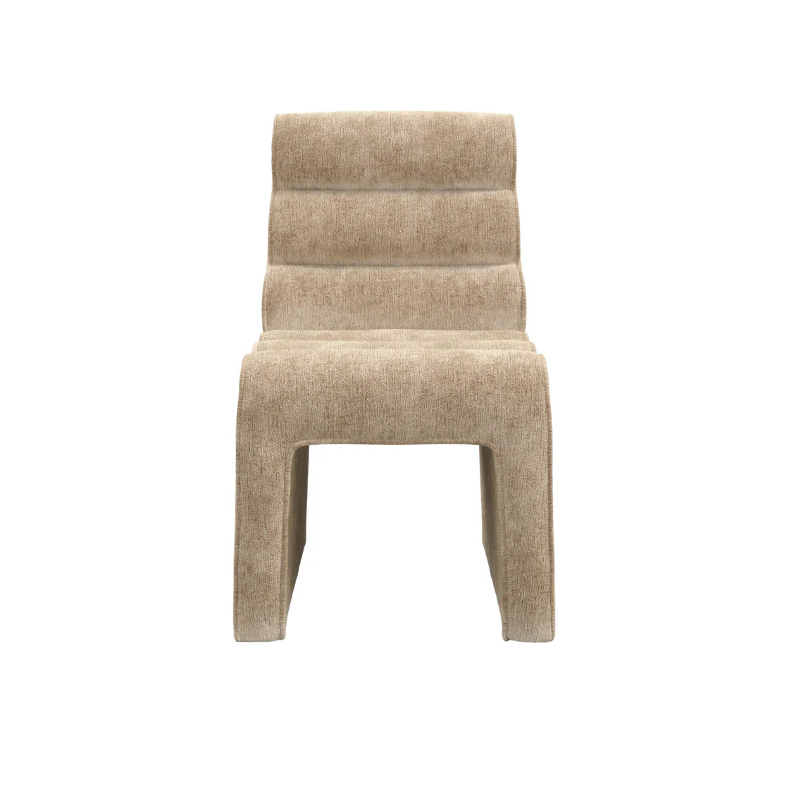 Manhattan Designs Nami Honey Velvet Chenille Dining Chair