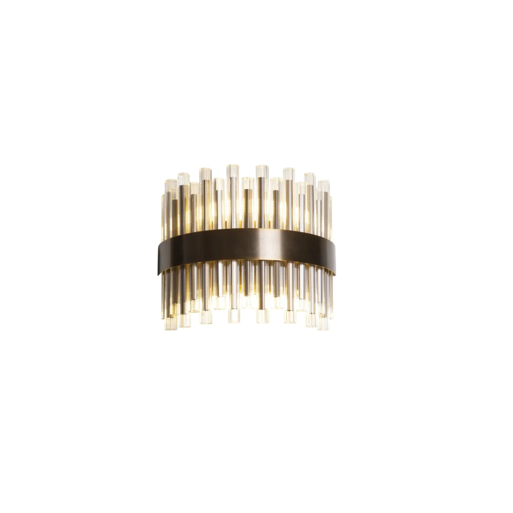 RV Astley Colmar Wall Lamp with Antique Brass-Wall Lights-RV Astley-Belmont Interiors