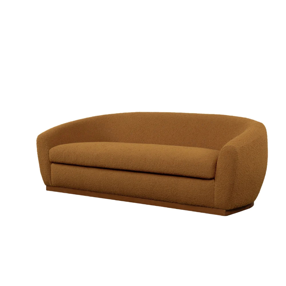 RV Astley Randle Sofa – Mustard Boucle Fabric