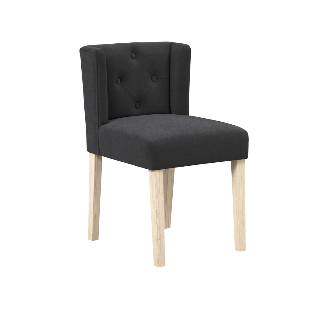 Madison Designs Shay Anthracite Winged Dining Chair