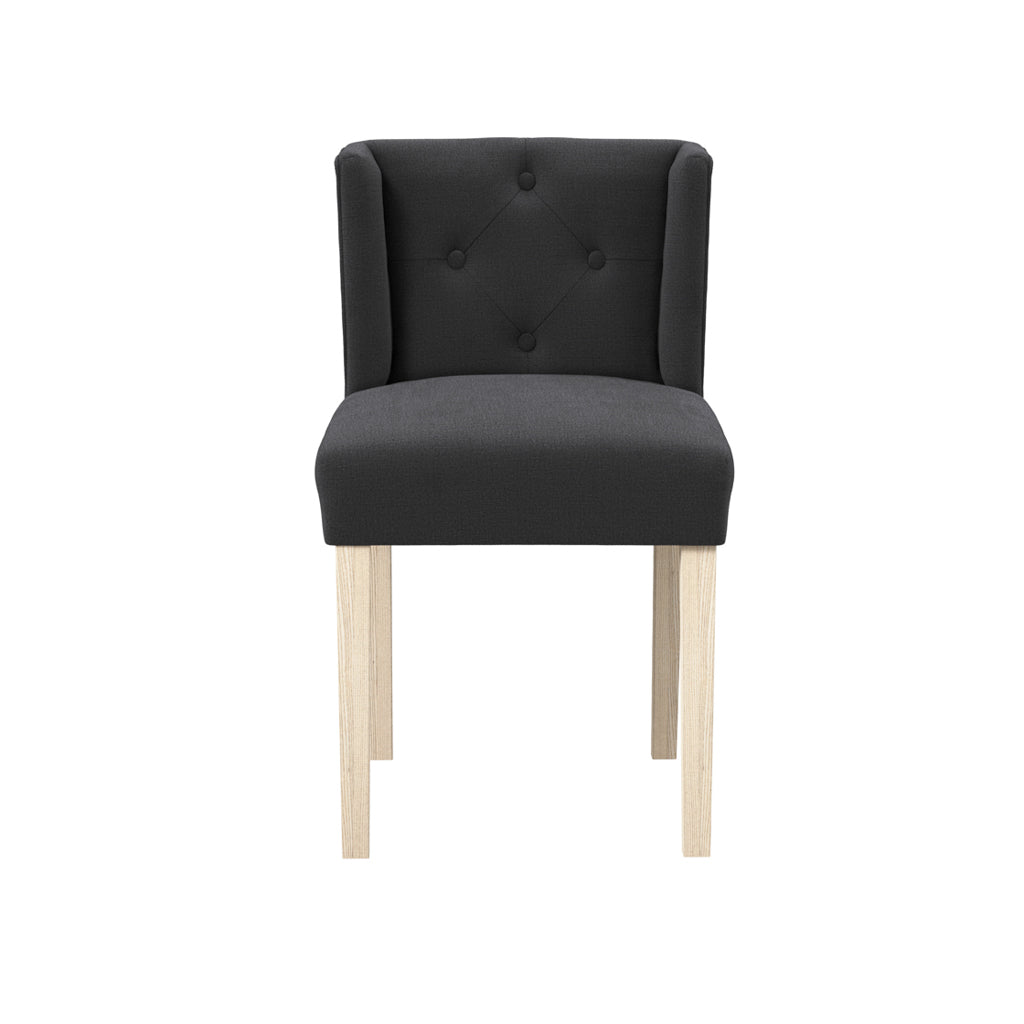 Madison Designs Shay Anthracite Winged Dining Chair