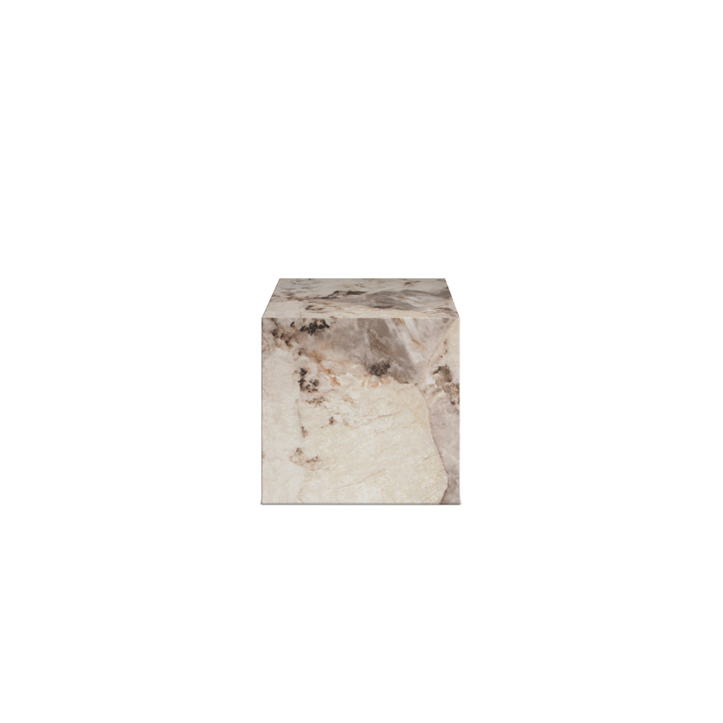 Manhattan Designs Russo Pandora Marble Lamp End Table