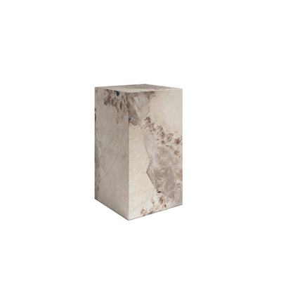 Manhattan Designs Russo Pandora Marble Small Pedestal Table