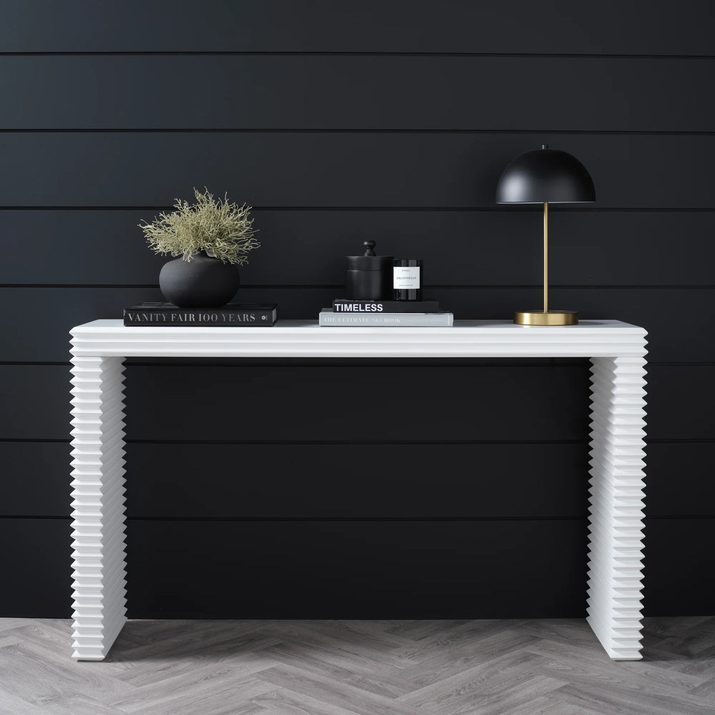 Manhattan Designs Zen White Console Table