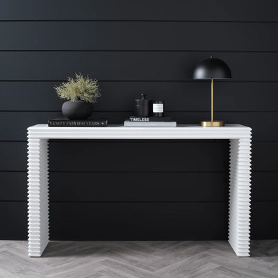 Manhattan Designs Zen White Console Table