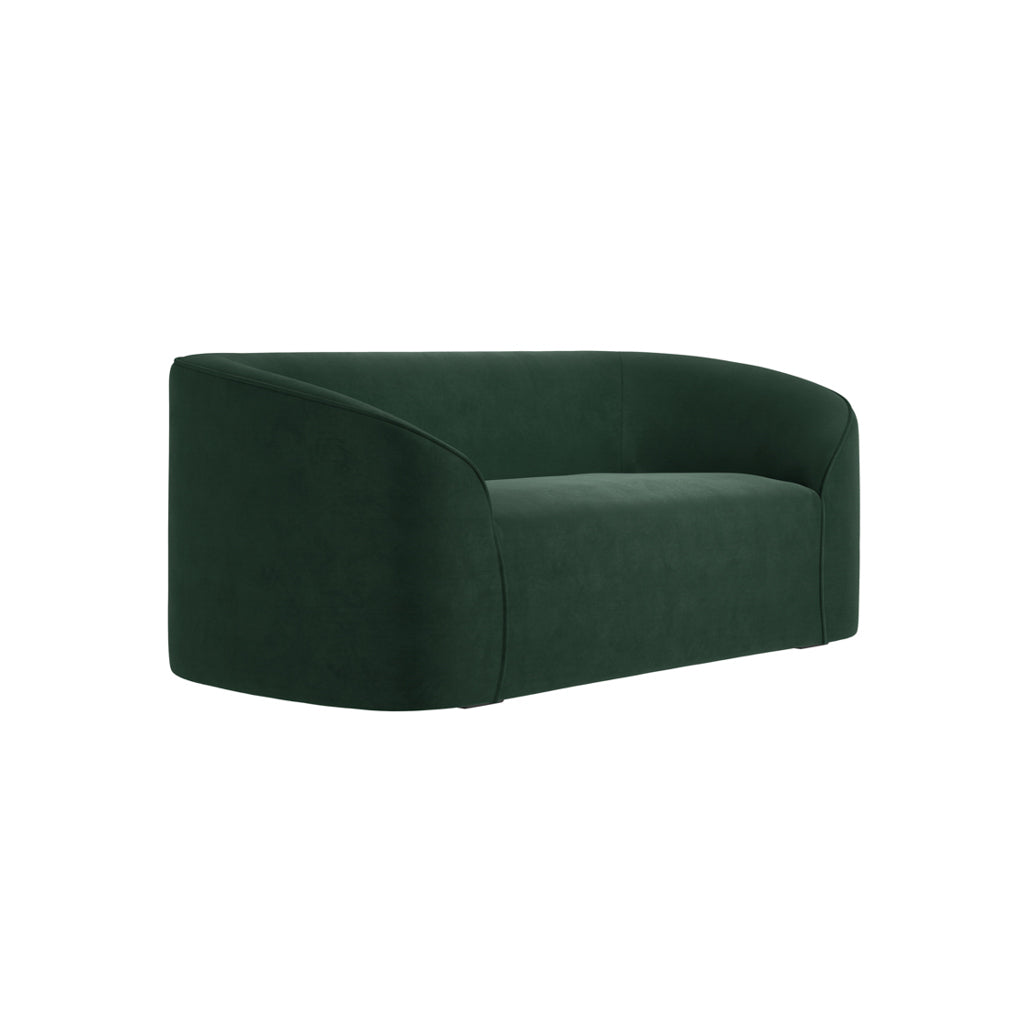 Manhattan Designs Zuma Forest Green Velvet Sofa