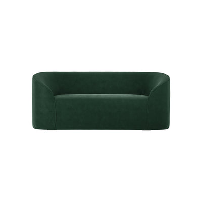 Manhattan Designs Zuma Forest Green Velvet Sofa