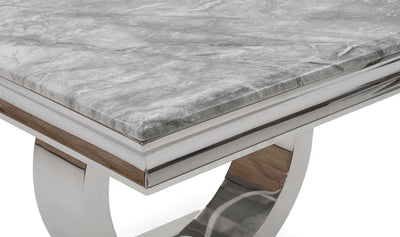 Arianna Chrome Marble 120cm Console Table - 6 Colors