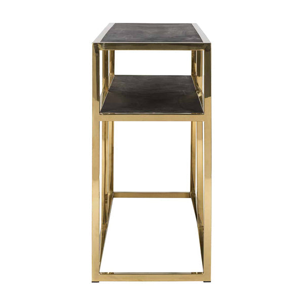 Richmond Blackbone Gold Console Table-Belmont Interiors