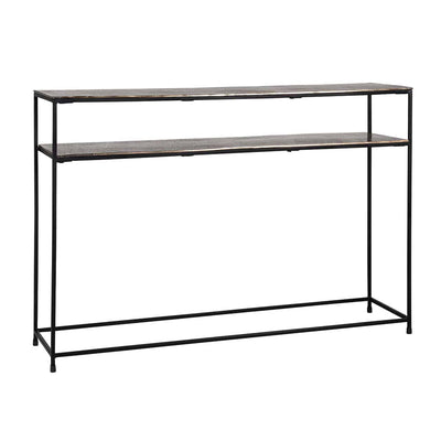 Richmond Chandon Champagne Gold And Black Console Table-Belmont Interiors