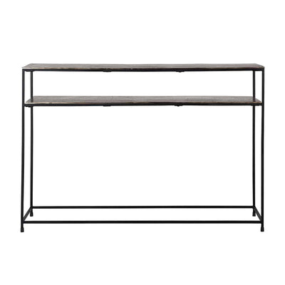 Richmond Chandon Champagne Gold And Black Console Table-Belmont Interiors