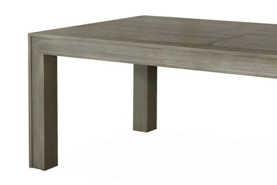 Lucca Textured Grey/Taupe Oak Dining Table-Esme Furnishings