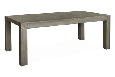 Lucca Textured Grey/Taupe Oak Dining Table-Esme Furnishings