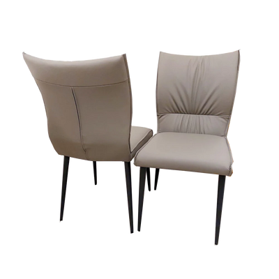 Flora PU Leather Dining Chair 3 Colours-Esme Furnishings
