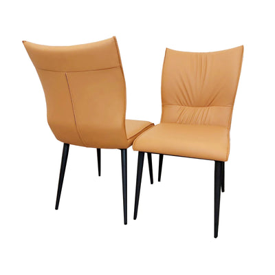 Flora PU Leather Dining Chair 3 Colours-Esme Furnishings